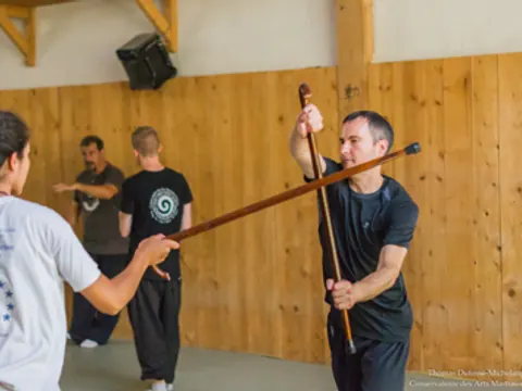 Canne de Shaolin — photo du CAMC